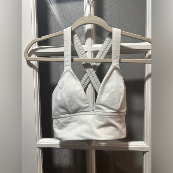 Lululemon Sweat Your Heart Out Bra-White - Picture 3 of 10